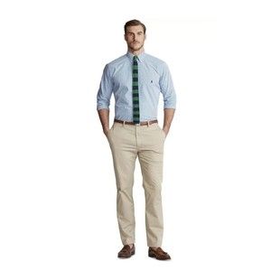 New Men’s Polo By Ralph Lauren Big & Tall Classic Fit Bedford Chino Pants 50Bx30